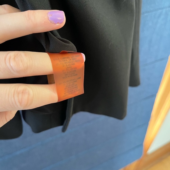 Black Elie Tahari single button blazer - Picture 4 of 4